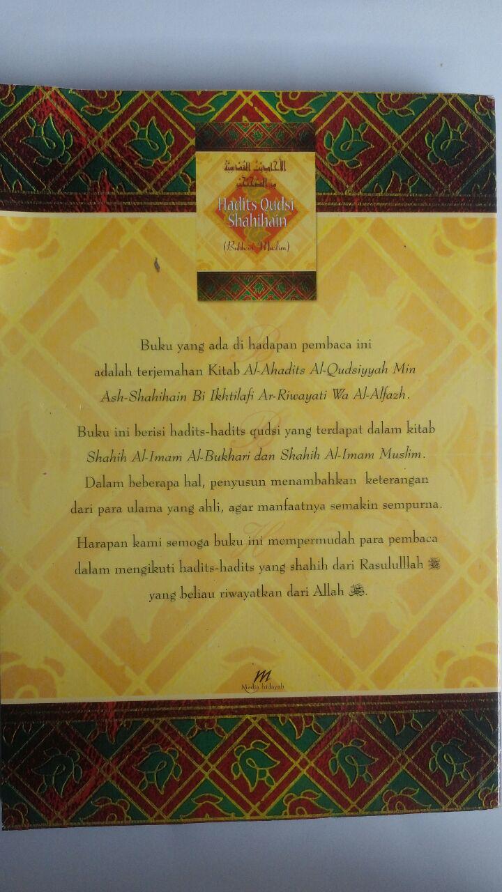 Buku Hadits Qudsi Shahihain (Shahih Bukhari Dan Muslim) cover