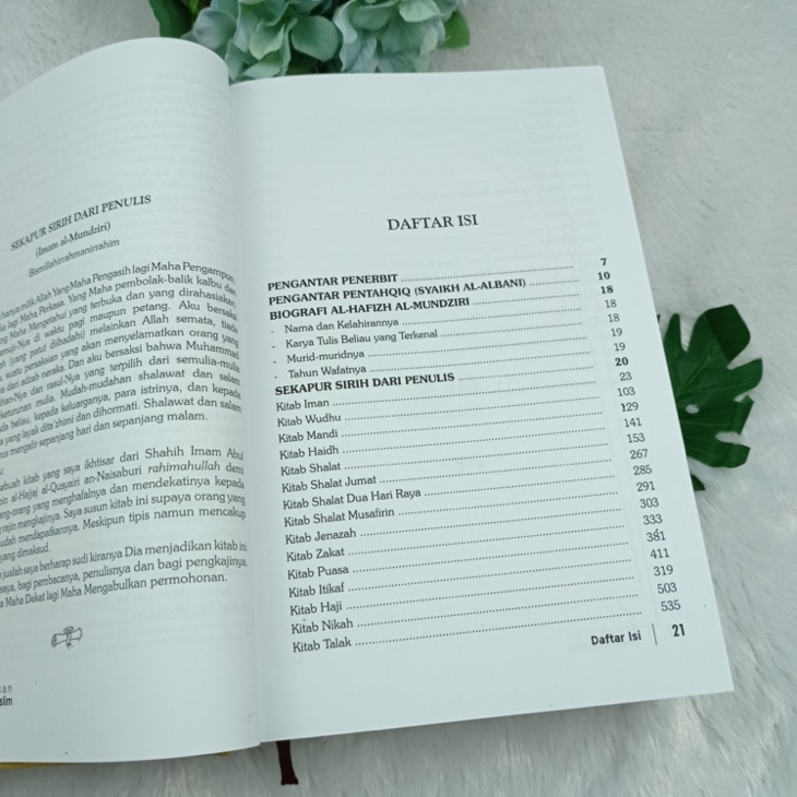 Buku Ringkasan Shahih Muslim Syaikh Albani