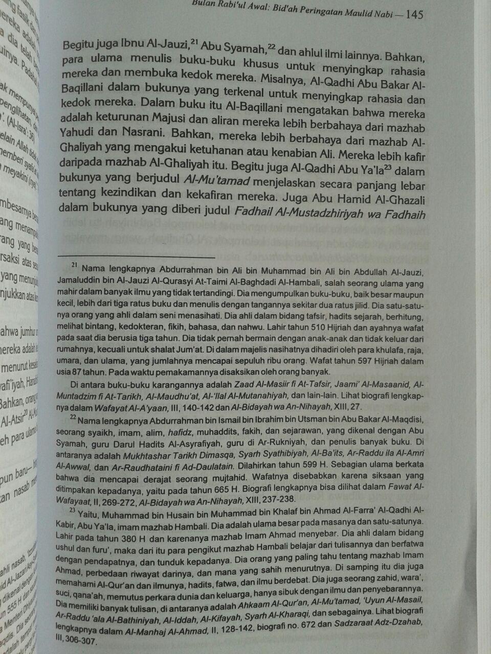 Buku Ritual Bidah Dalam Setahun isi