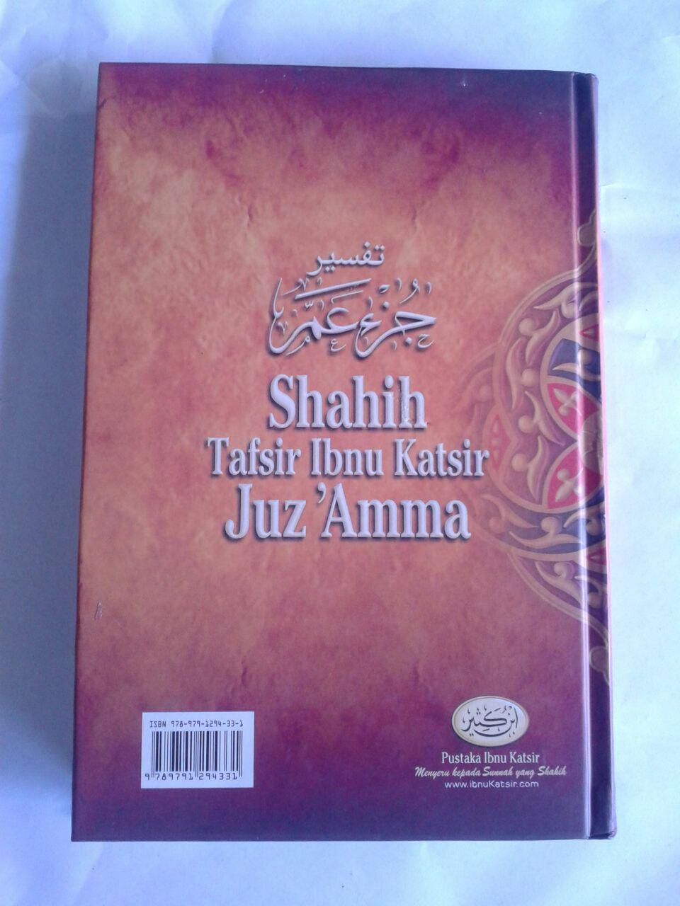 Buku Shahih Tafsir Ibnu Katsir Juz ‘Amma cover 2