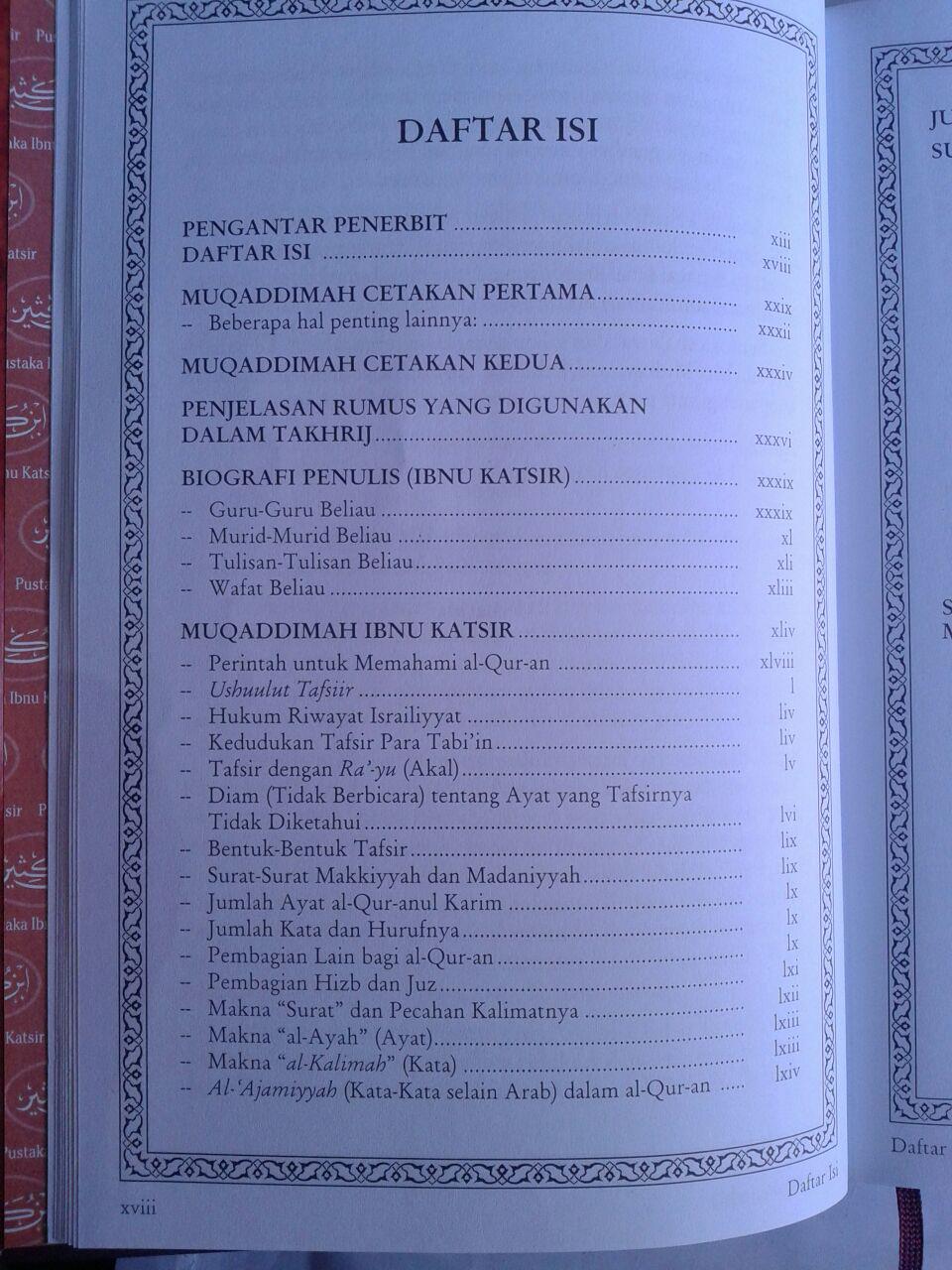 Buku Shahih Tafsir Ibnu Katsir Juz ‘Amma isi 4