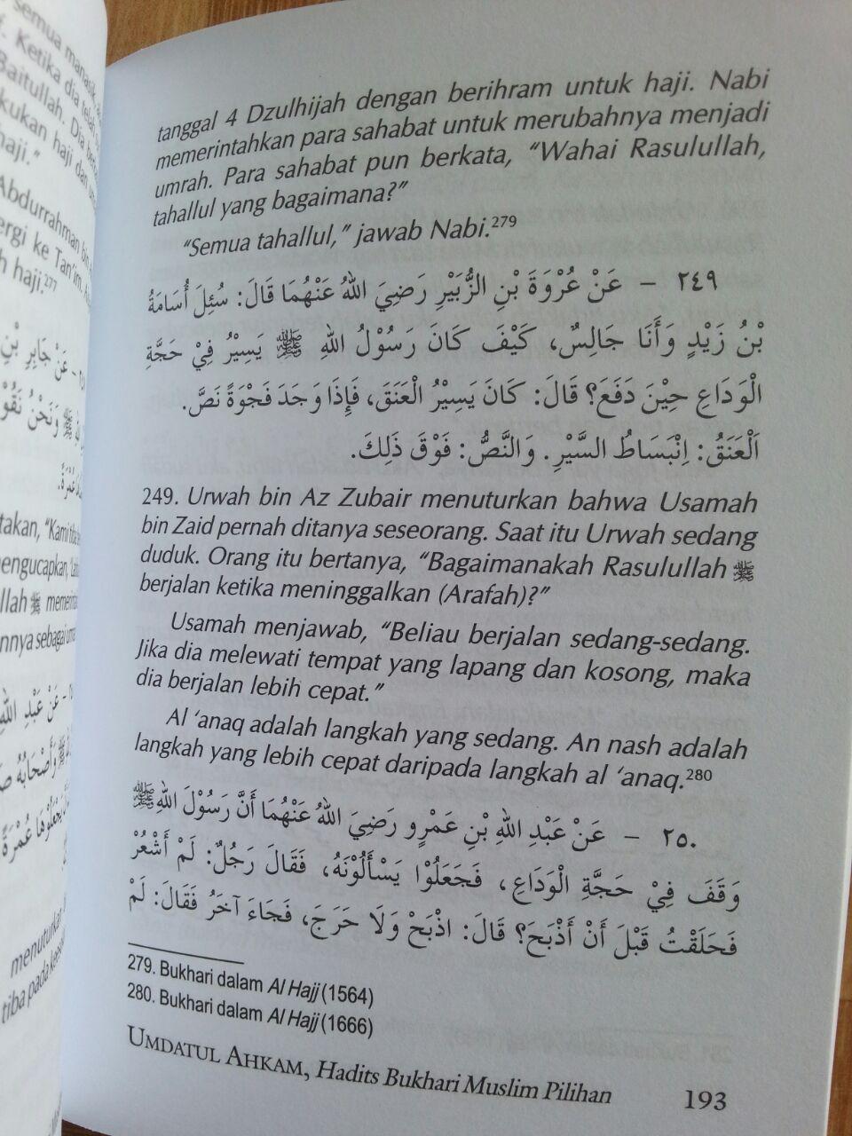 Buku Terjemah Umdatul Ahkam Ukuran A5 isi 4