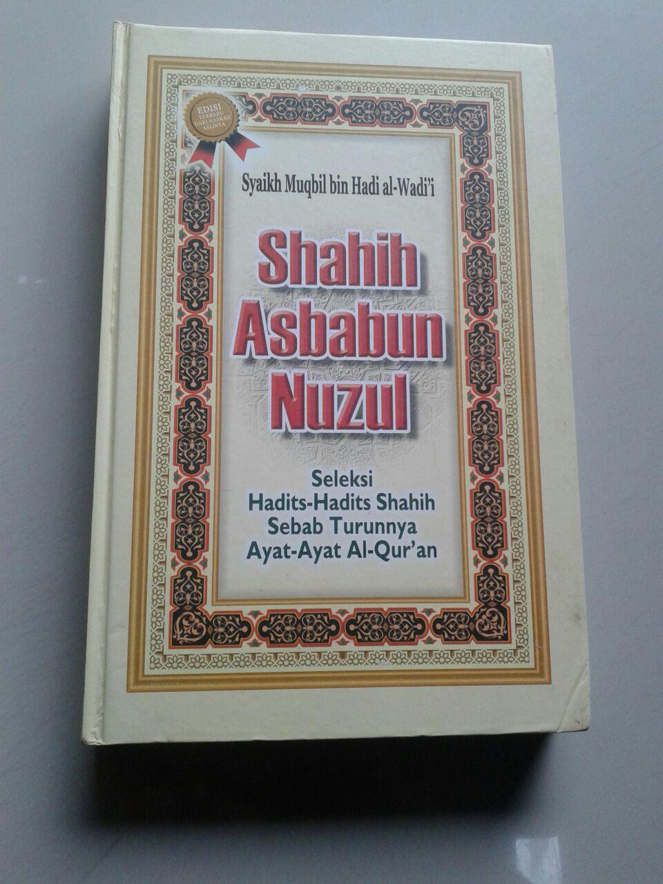 Buku Shahih Asbabun Nuzul Hadits Hadits Sebab Turunnya Ayat cover 2