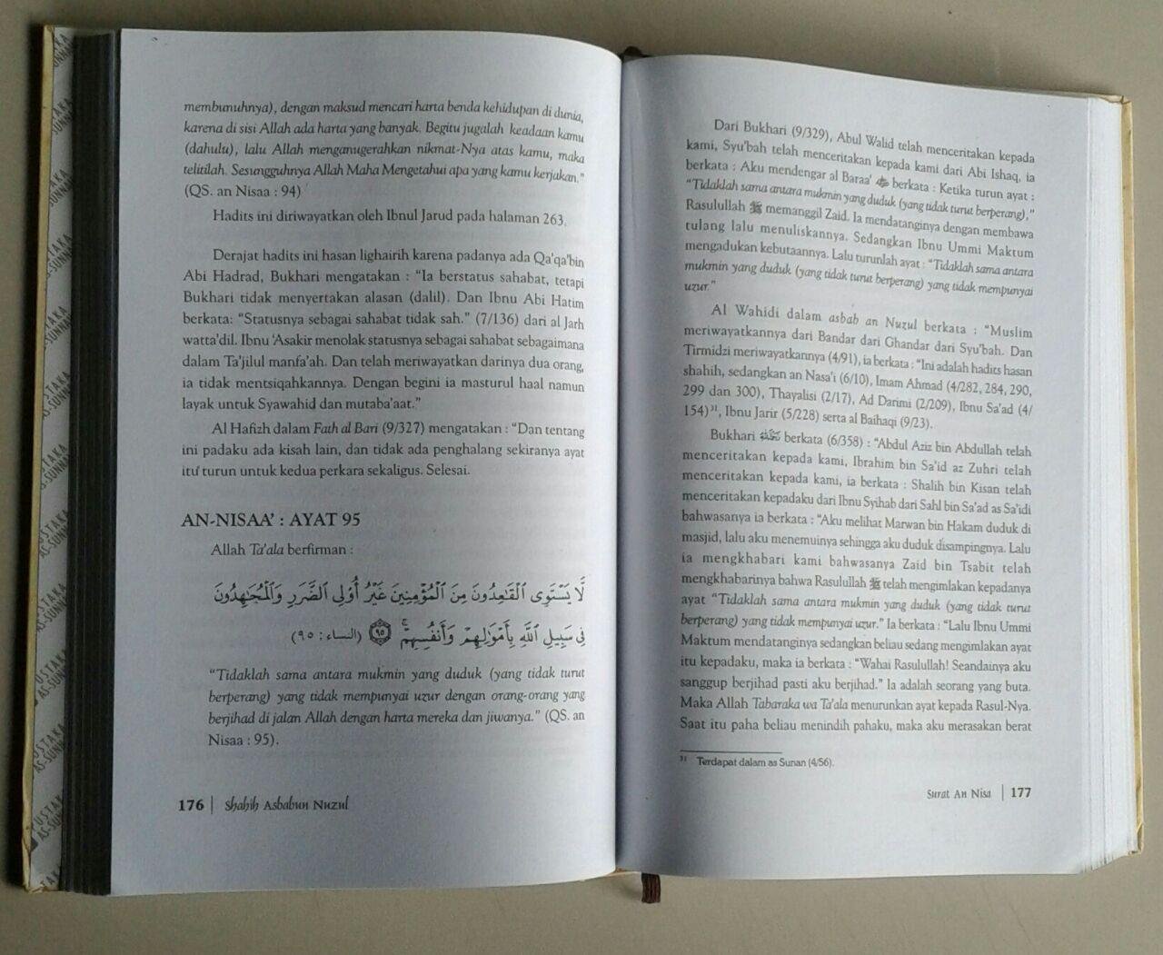 Buku Shahih Asbabun Nuzul Hadits Hadits Sebab Turunnya Ayat isi 4