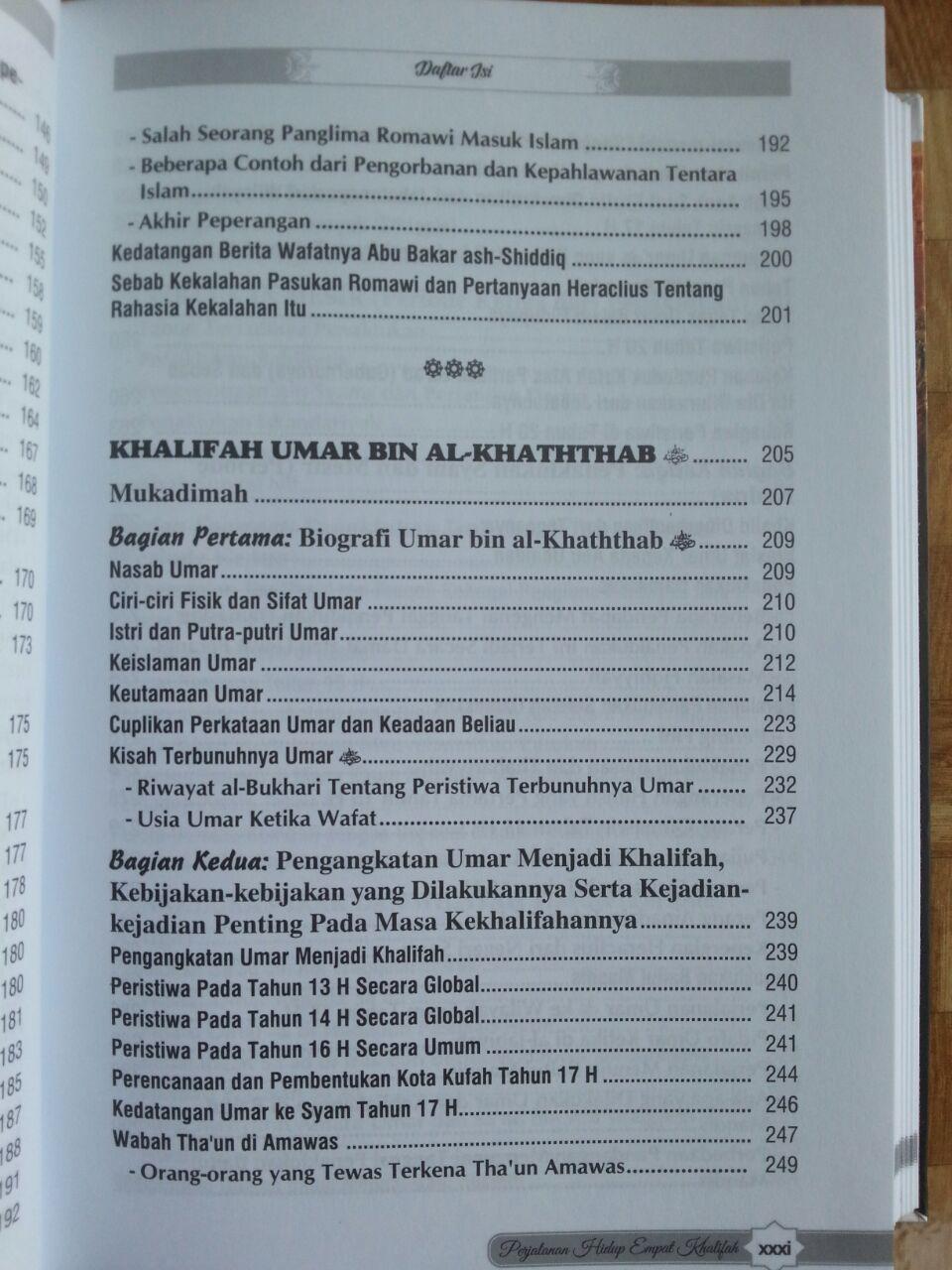 Buku Perjalanan Hidup Empat Khalifah Rasul Yang Agung isi 2