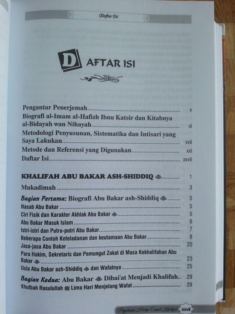 Buku Perjalanan Hidup Empat Khalifah Rasul Yang Agung isi 3