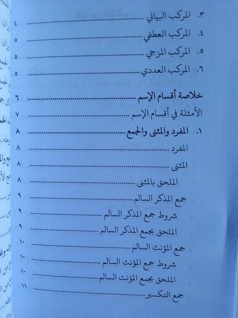 Kitab Bahasa Arab Al-Muyassar Fi Ilmin Nahwi isi