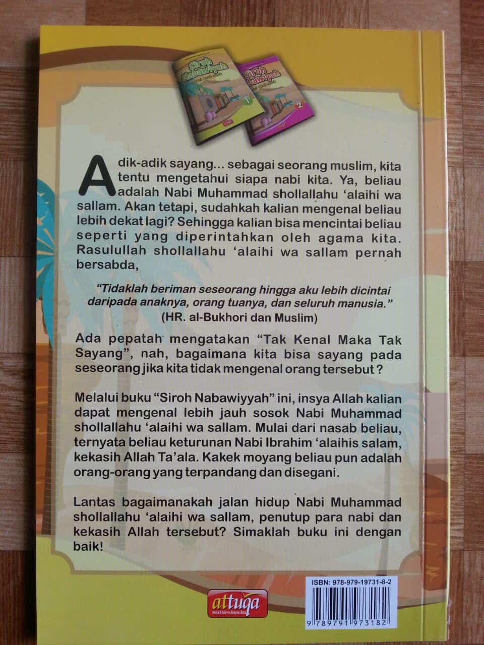 Buku Siroh Nabawiyah Versi Anak-Anak Jilid 1 cover