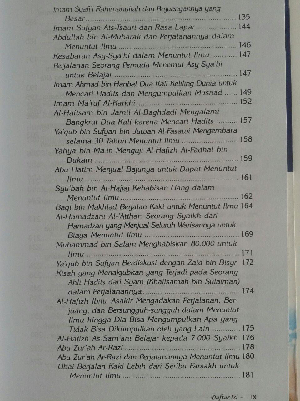 Buku Perjalanan Ulama Menuntut Ilmu isi 2