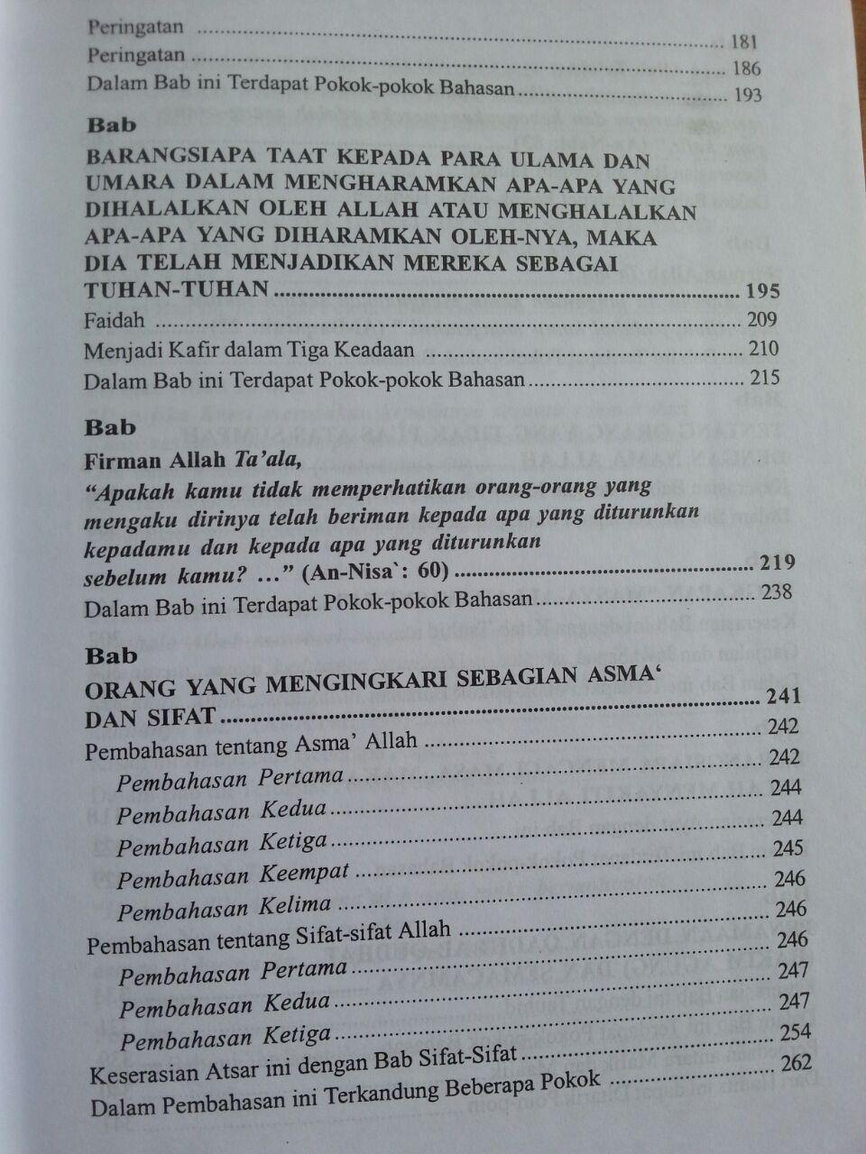 Buku Syarah Kitab Tauhid 1 Set 2 Jilid isi
