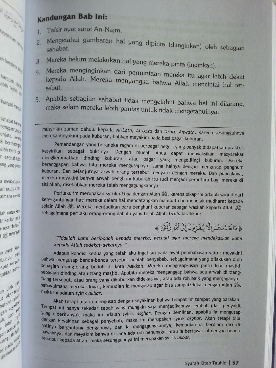 Buku Syarah Kitab Tauhid Jalan Menuju Permurnian Aqidah isi 3