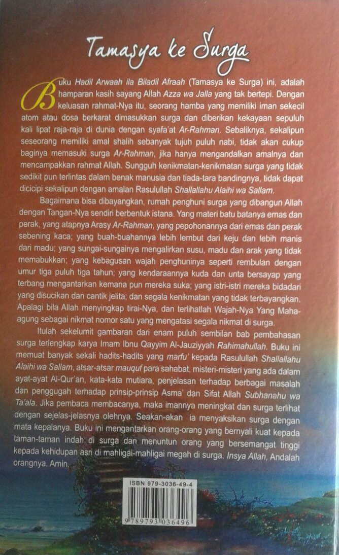 Buku Tamasya Ke Surga cover