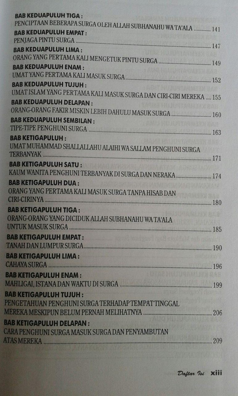 Buku Tamasya Ke Surga isi