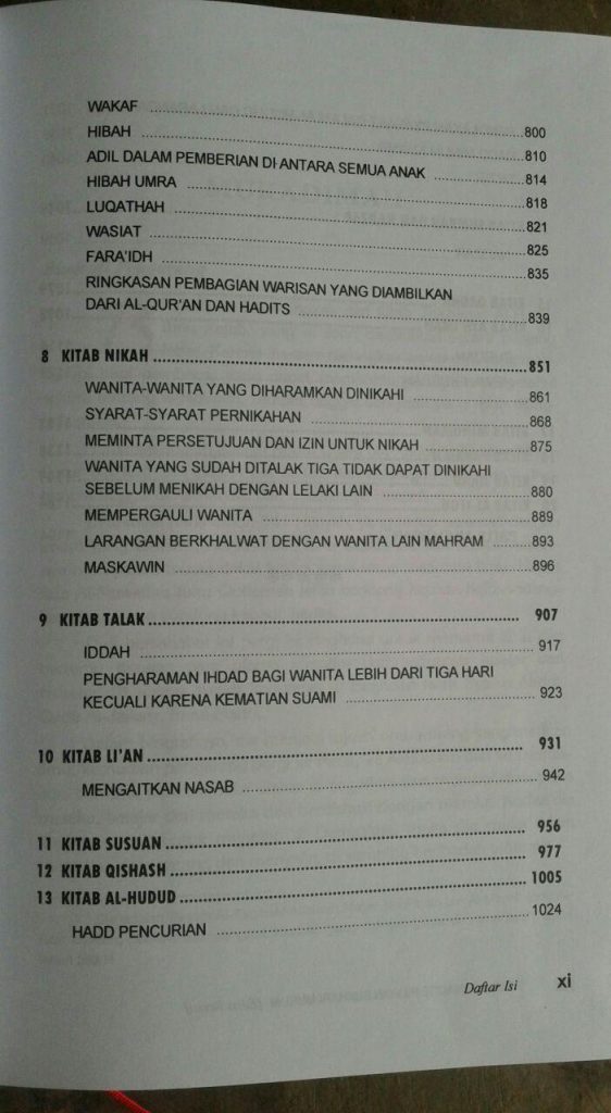 Buku Syarah Hadits Pilihan Bukhari Muslim isi