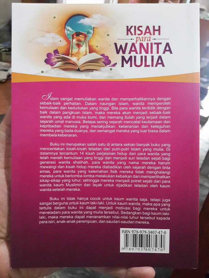 Buku Kisah Para Wanita Mulia Dalam Sejarah Islam Cover 2