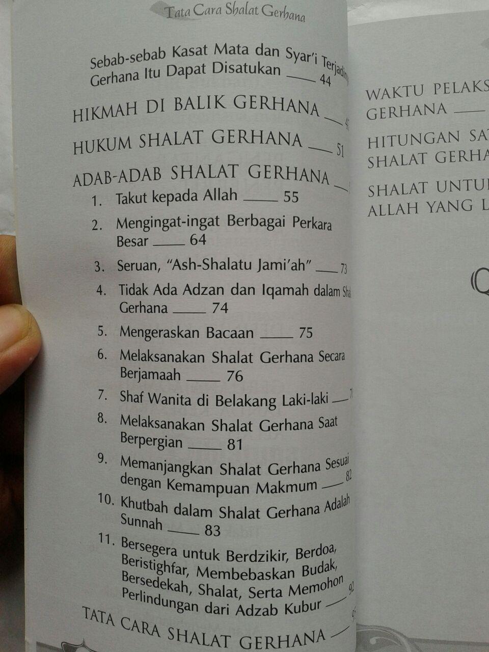 Buku Tata Cara Shalat Gerhana 18,500 15% 15,725 isi 2