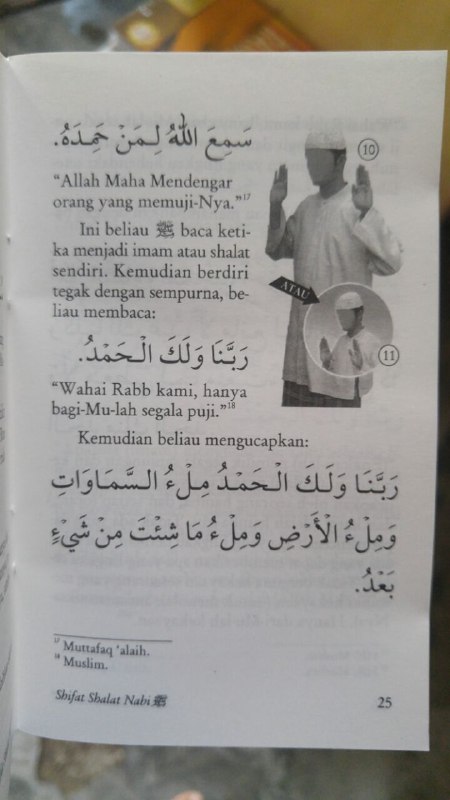 Buku Saku Sifat Shalat Nabi isi
