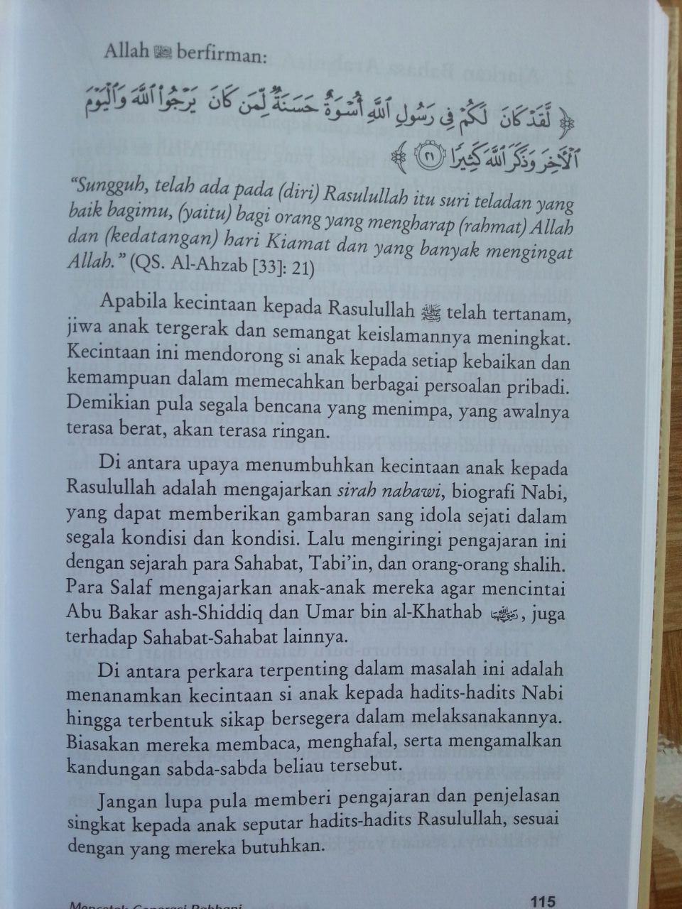 Buku Mencetak Generasi Rabbani isi 4