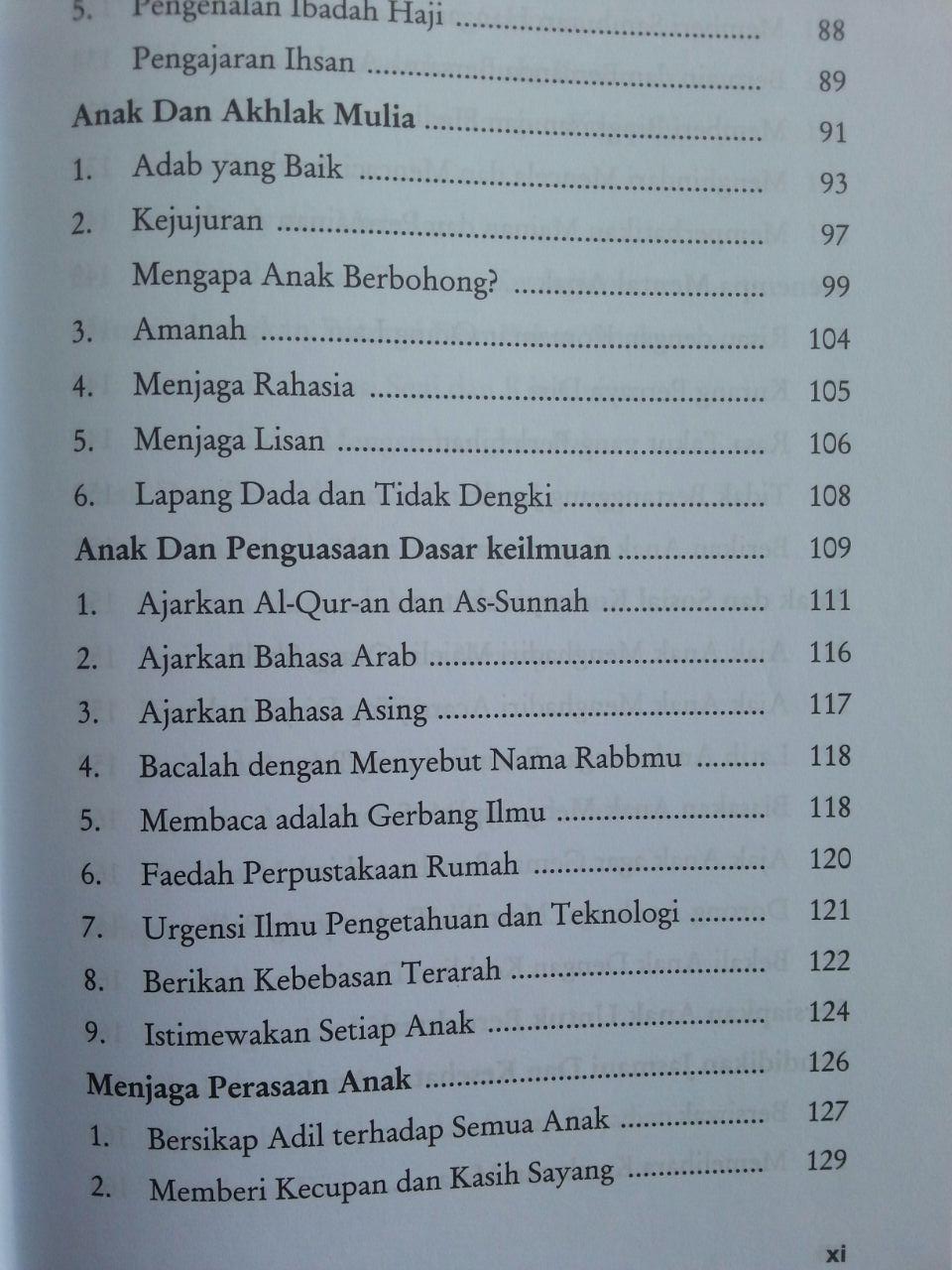 Buku Mencetak Generasi Rabbani isi