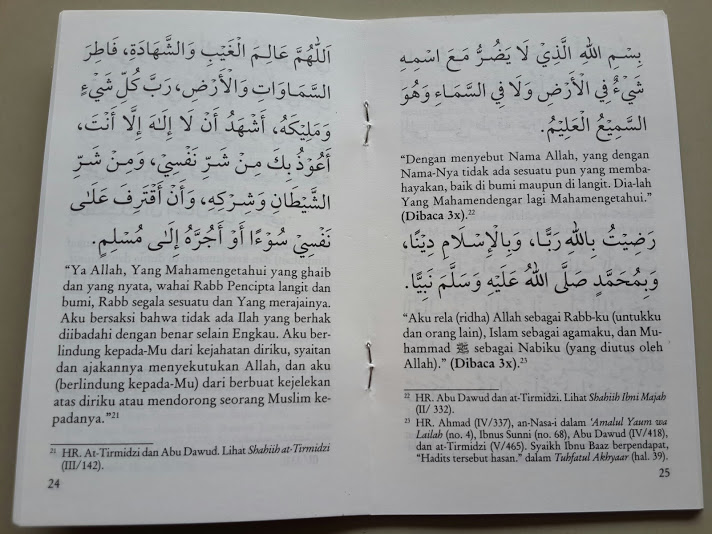 Dzikir Pagi Dan Petang dan Sesudah Shalat Fardhu Isi