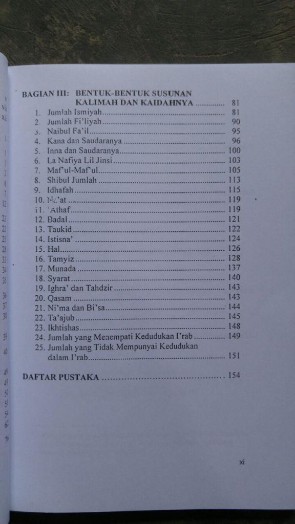 Buku Tata Bahasa Arab Sistematis isi 3