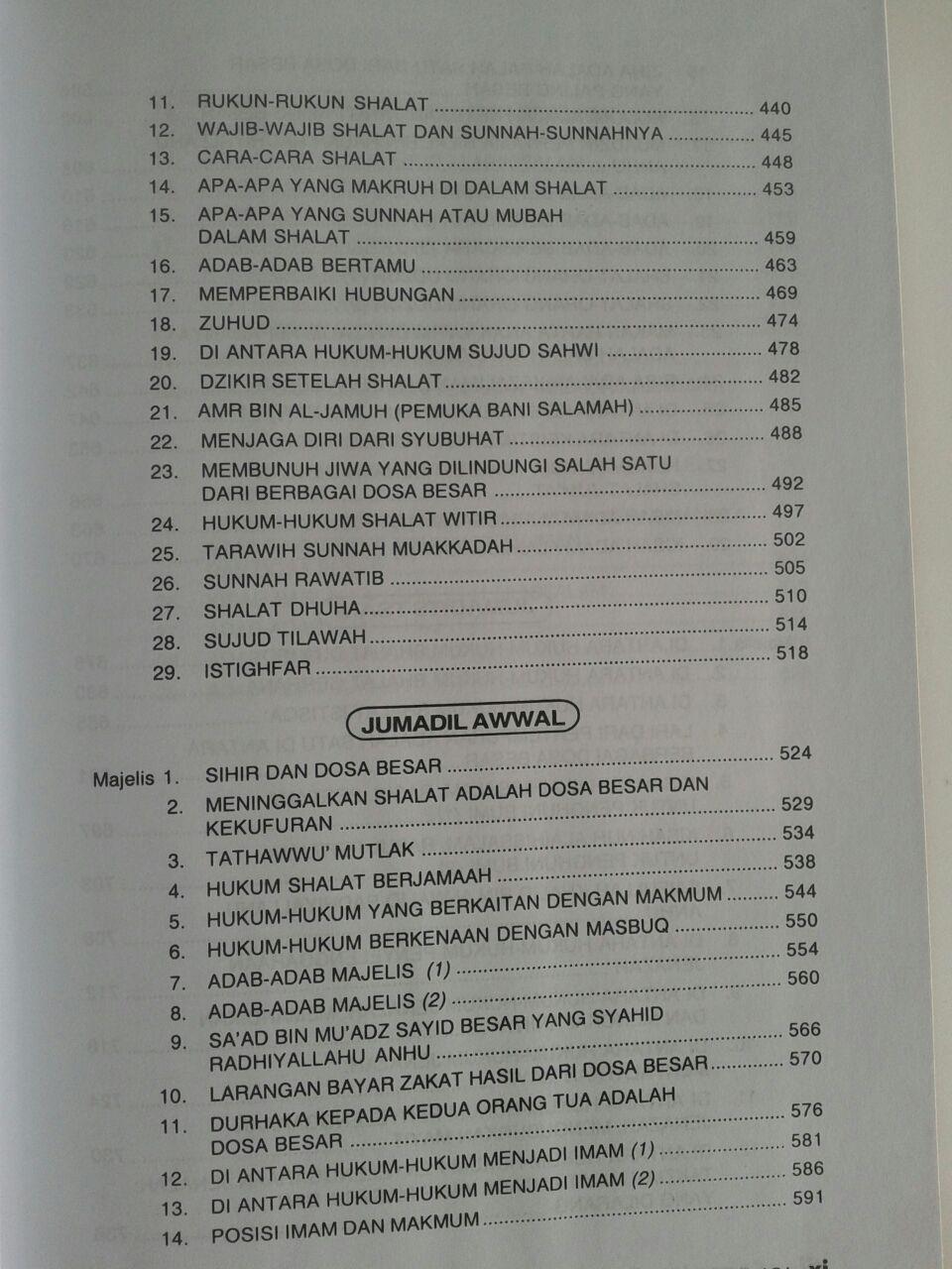 Buku Kumpulan Kultum Setahun 1 Set 2 Jilid isi