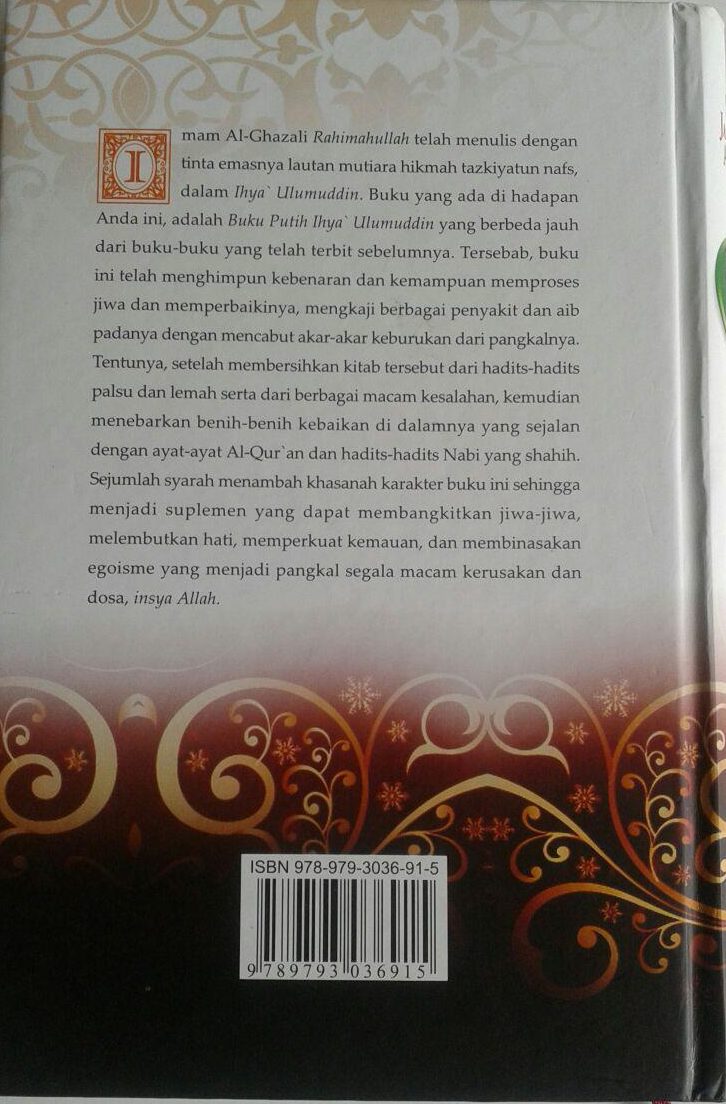 Buku Putih Ihya Ulumuddin Imam Ghazali cover