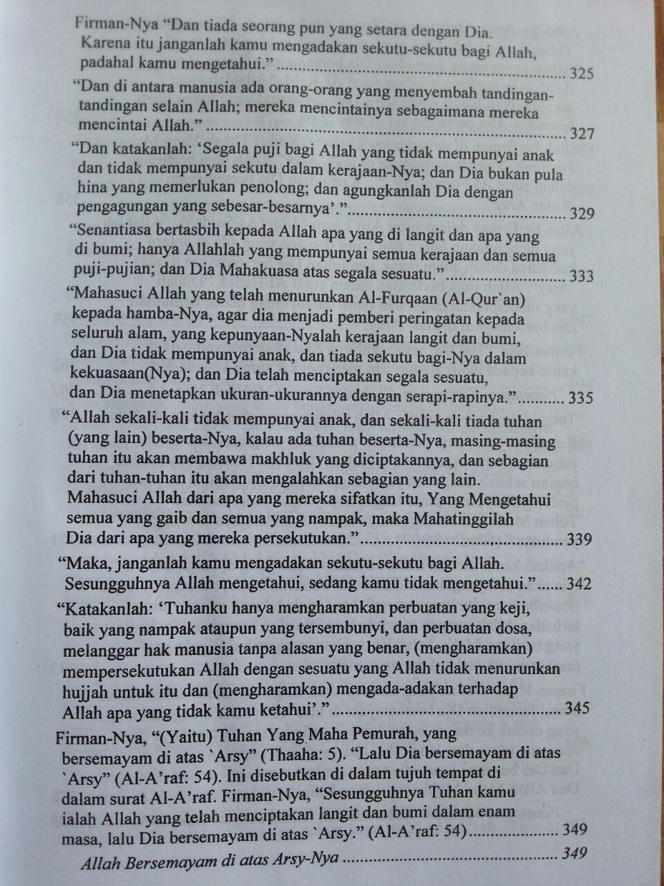 Buku Syarah Aqidah Wasithiyah isi