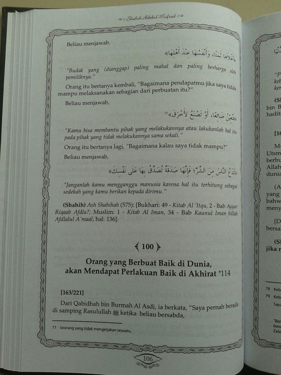 Buku Shahih Adabul Mufrad isi 3