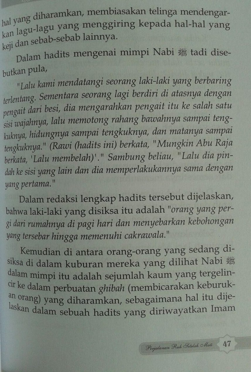 Buku Perjalanan Ruh Setelah Mati isi 2