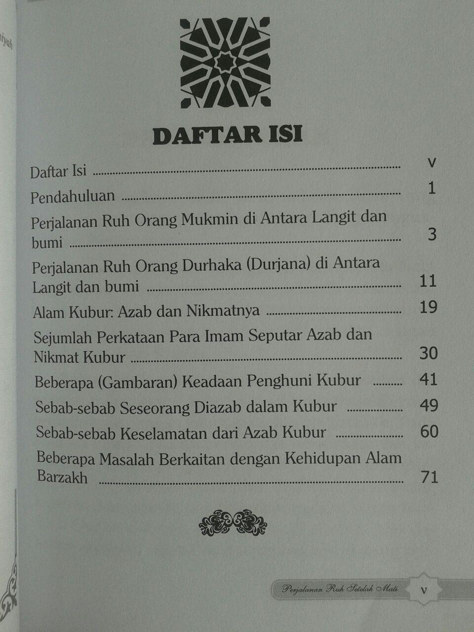 Buku Perjalanan Ruh Setelah Mati isi 3