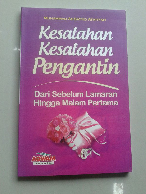 Buku Kesalahan Kesalahan Pengantin Sebelum Lamaran - Malam Pertama cover 2