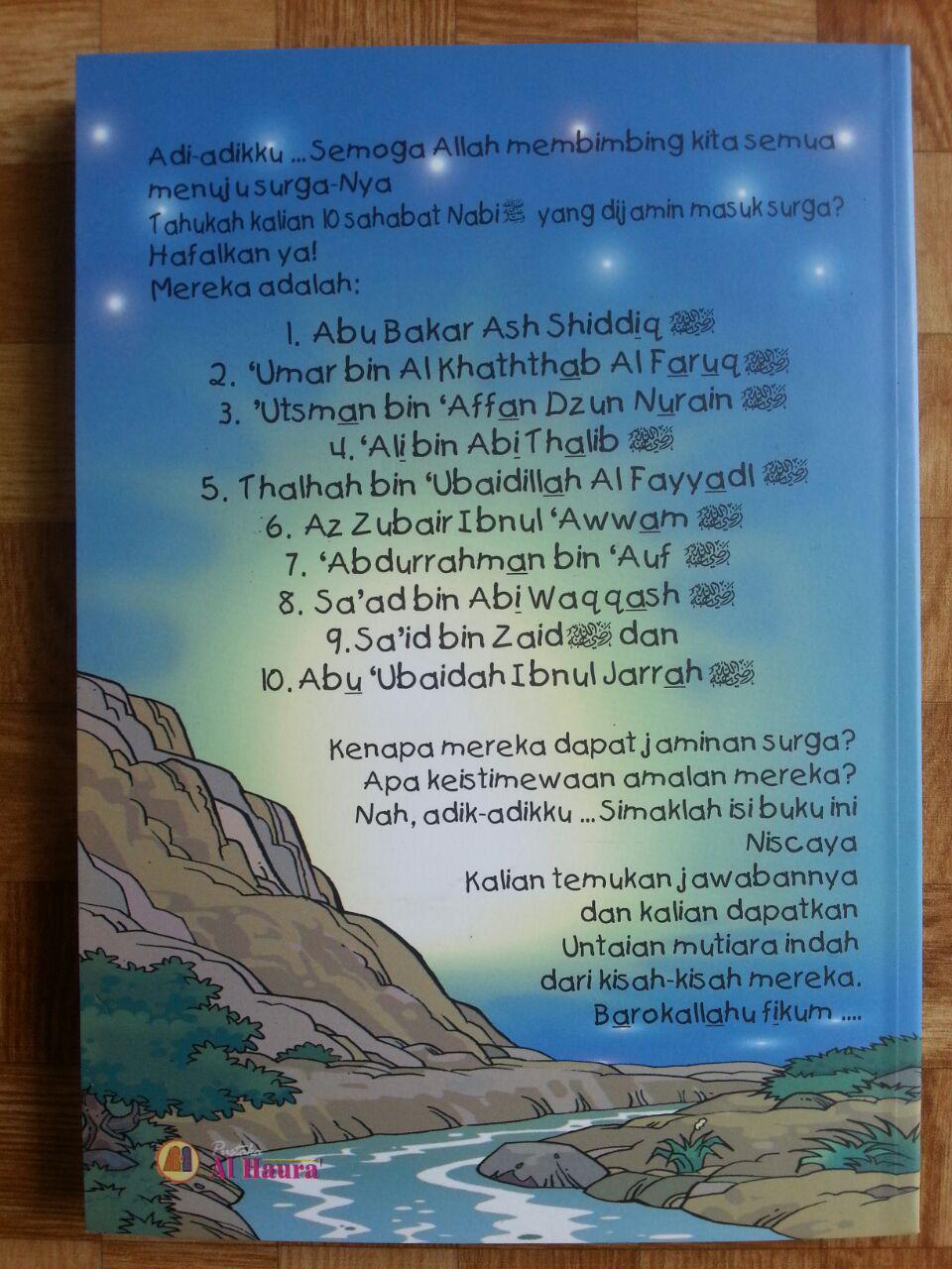 Buku 10 Sahabat Pemetik Janji Surga cover