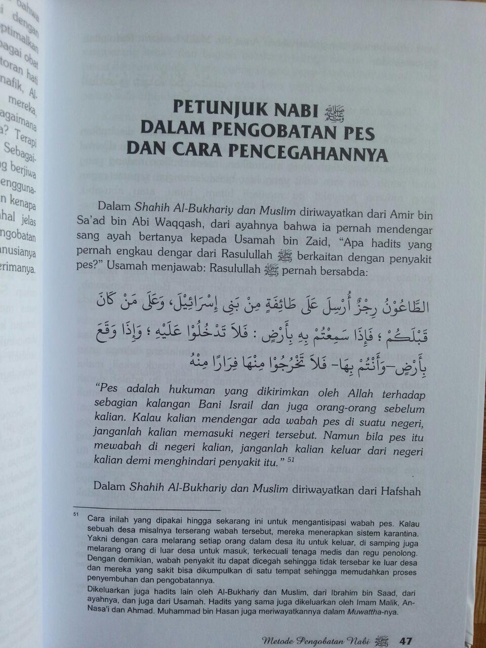 Buku Metode Pengobatan Nabi (Ath-Thibbun Nabawi) isi