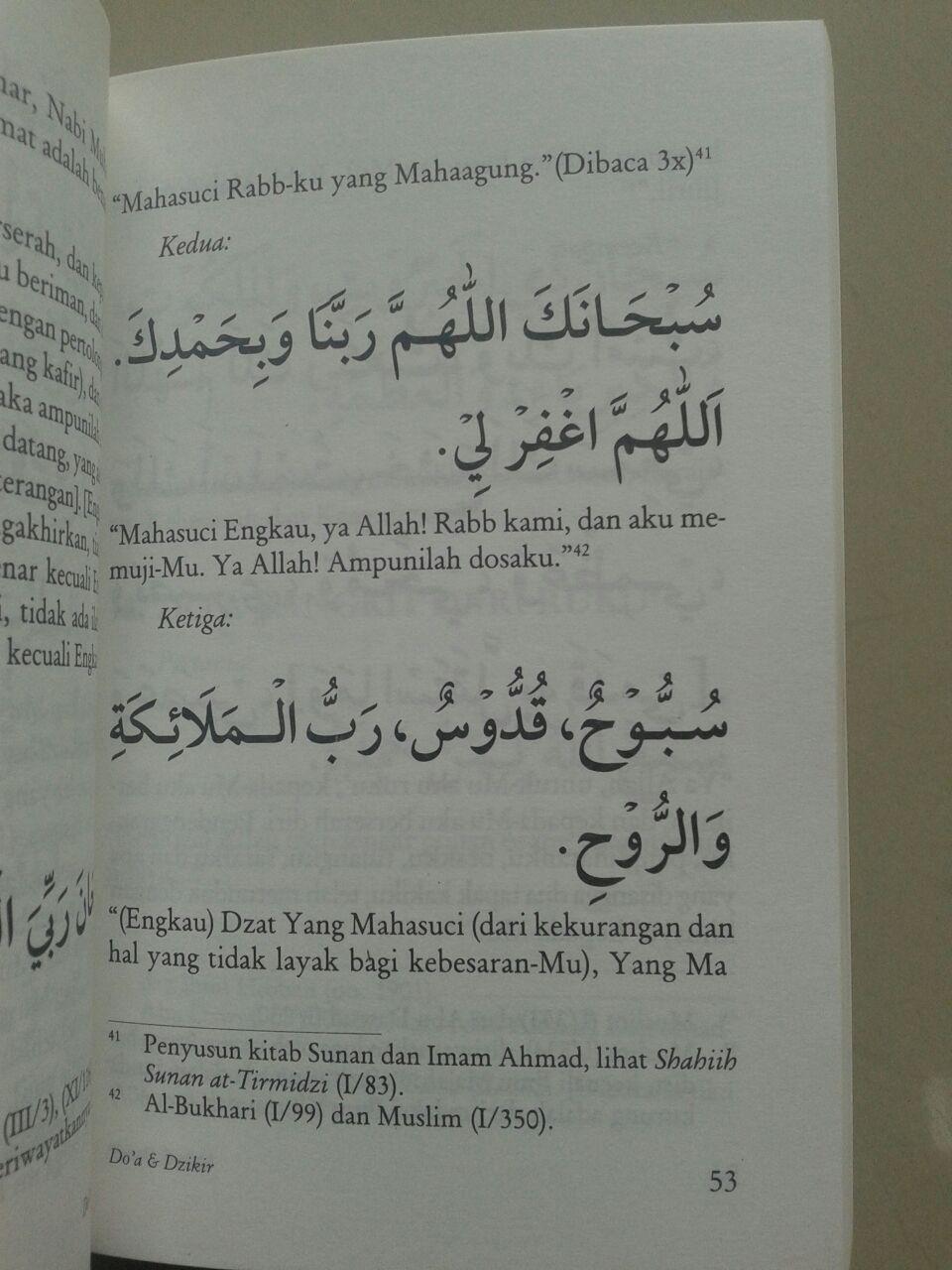 Buku Doa & Dzikir Berdasarkan al-Quran dan as-Sunnah isi 3