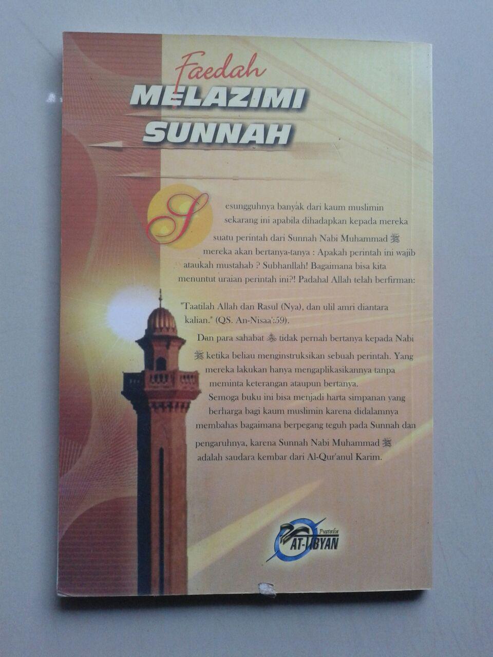 Buku Faedah Melazimi Sunnah cover