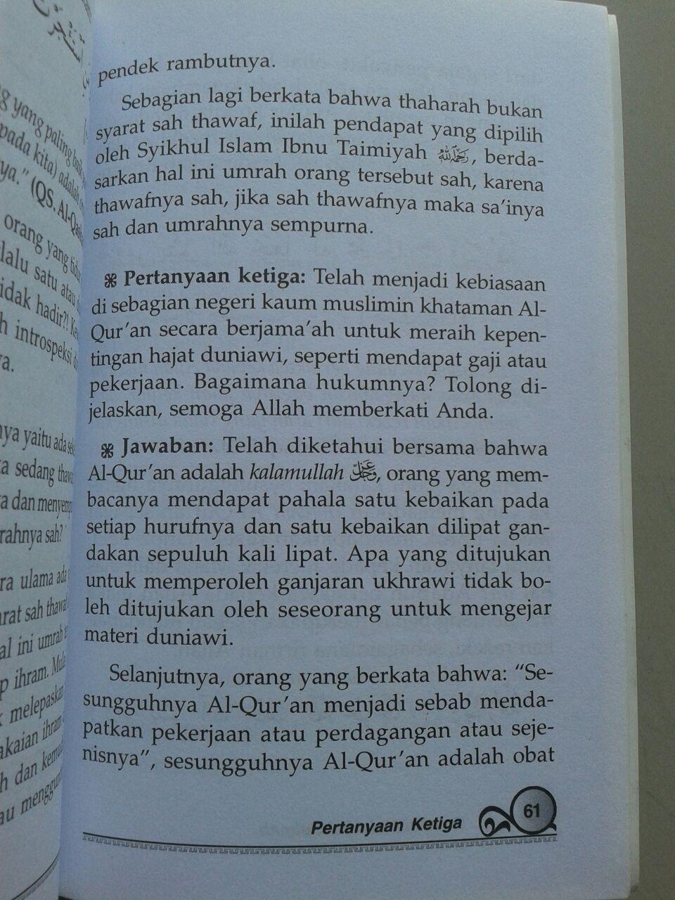 Buku Faedah Melazimi Sunnah isi 2