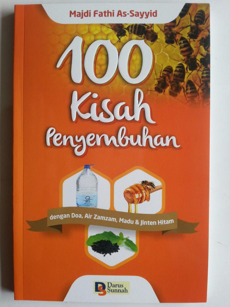 Buku 100 Kisah Penyembuhan Dengan Doa Air Zam Zam Madu Jintan Hitam cover 2