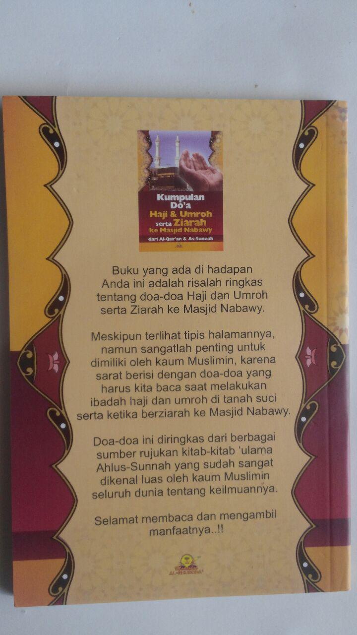 Buku Kumpulan Doa Haji Dan Umrah Dari Al-Qur'an dan As-Sunnah cover