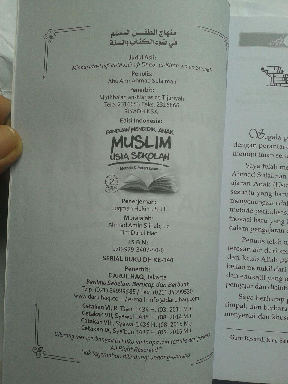Buku Panduan Mendidik Anak Muslim Usia Sekolah 26,000 15% 22,100 isi 3