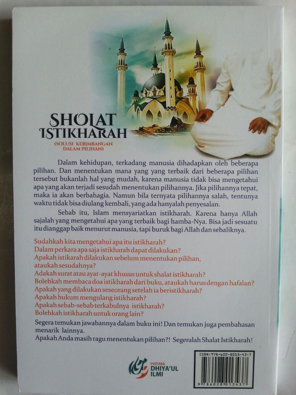 Buku Shalat Istikharah Solusi Kebimbangan Dalam Pilihan cover