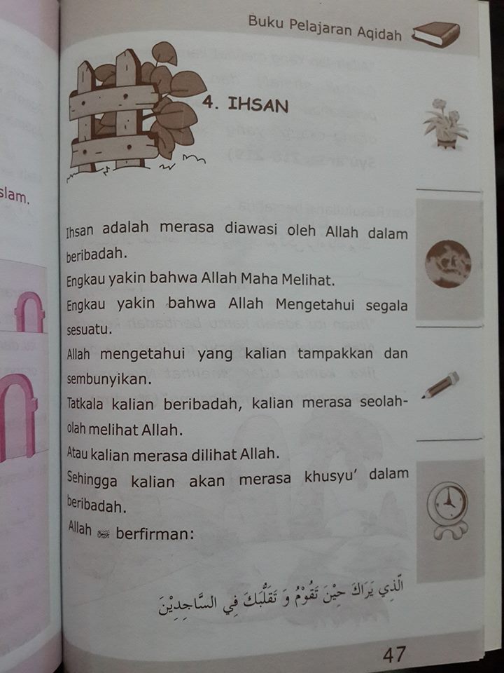Buku Anak Pelajaran Aqidah Anak Islam Isi