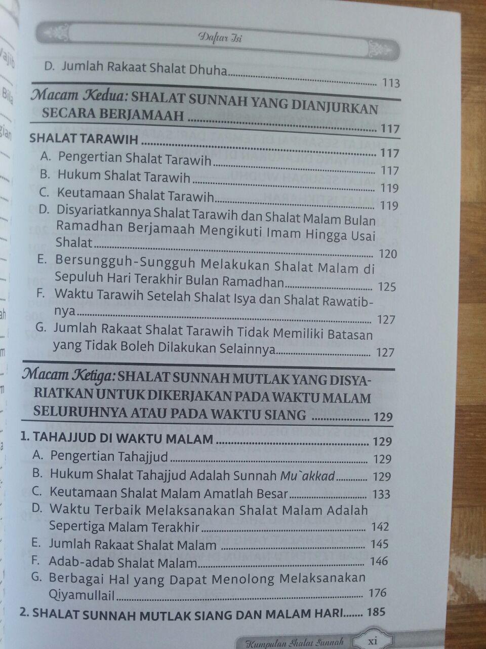 Buku Kumpulan Shalat Sunnah Dan Keutamaannya isi 2
