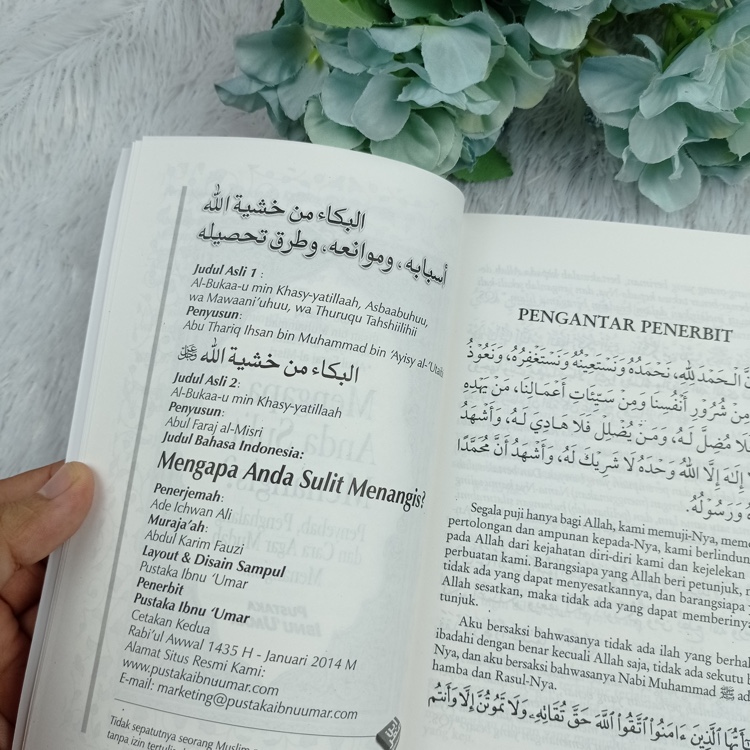 Buku Mengapa Anda Sulit Menangis?