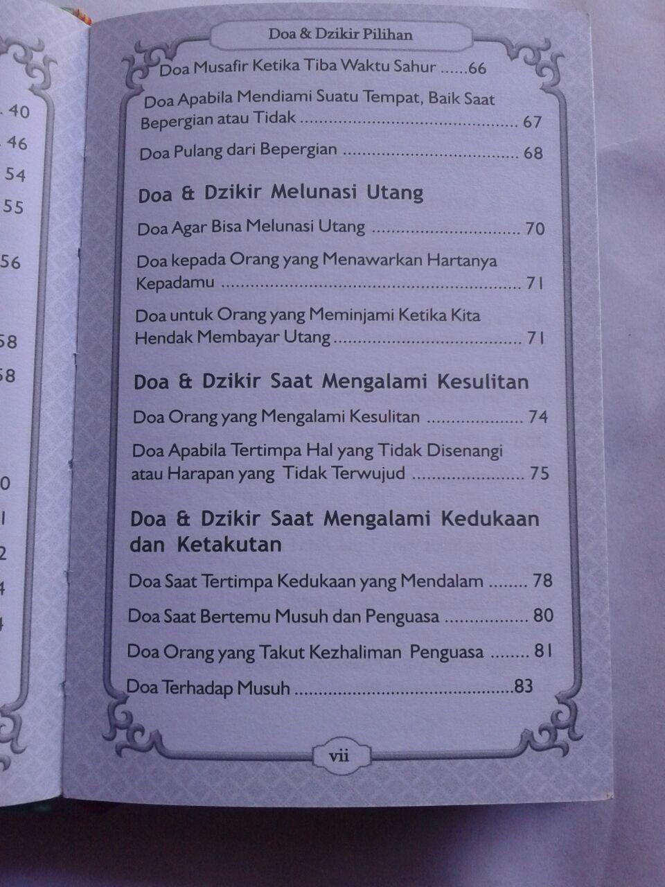 Buku Saku Hisnul Muslim Ensiklopedi Mini Doa & Dzikir Pilihan isi 2