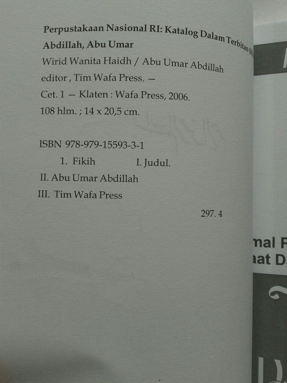 Buku Wirid Wanita Haidh Amal Pilihan Saat Datang Bulan isi 3