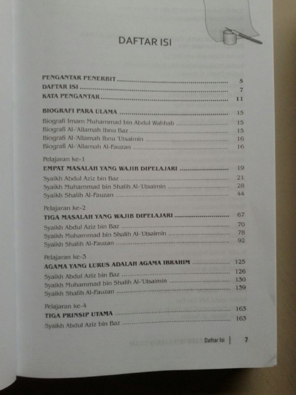 Buku Penjelasan Inti Ajaran Islam Ilmu Yang Wajib Dipelajari isi 2