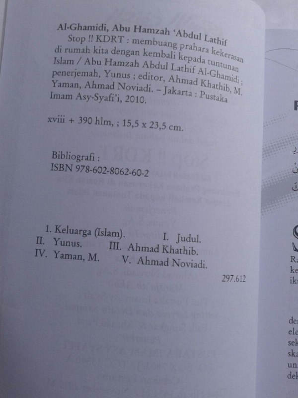 Buku Stop!! KDRT Membuang Prahara Kekerasan Di Rumah Tangga isi 2