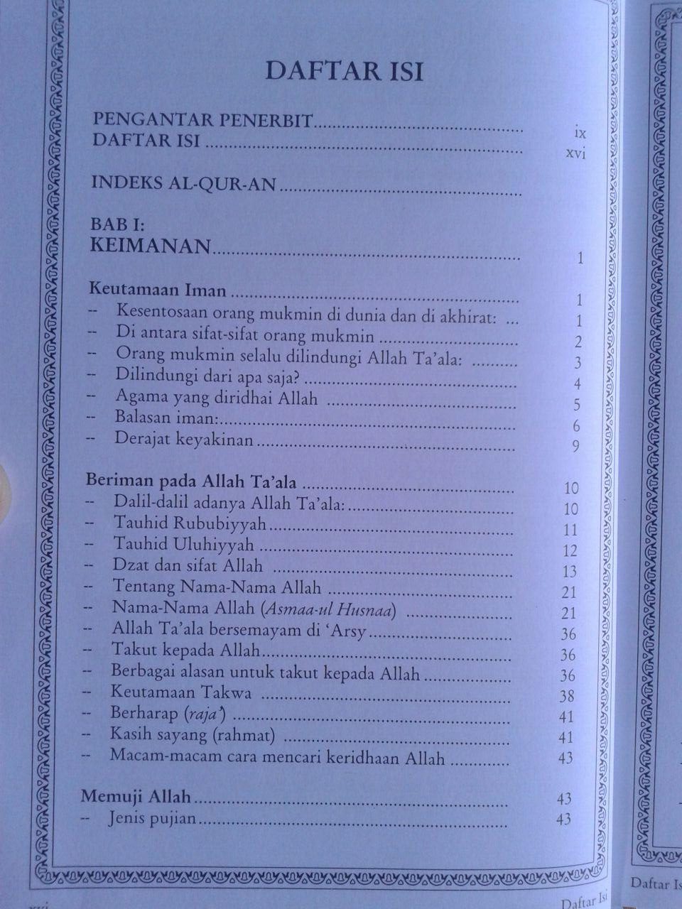 Buku Index Al-Qur’an Dalam Shahih Tafsir Ibnu Katsir isi 3