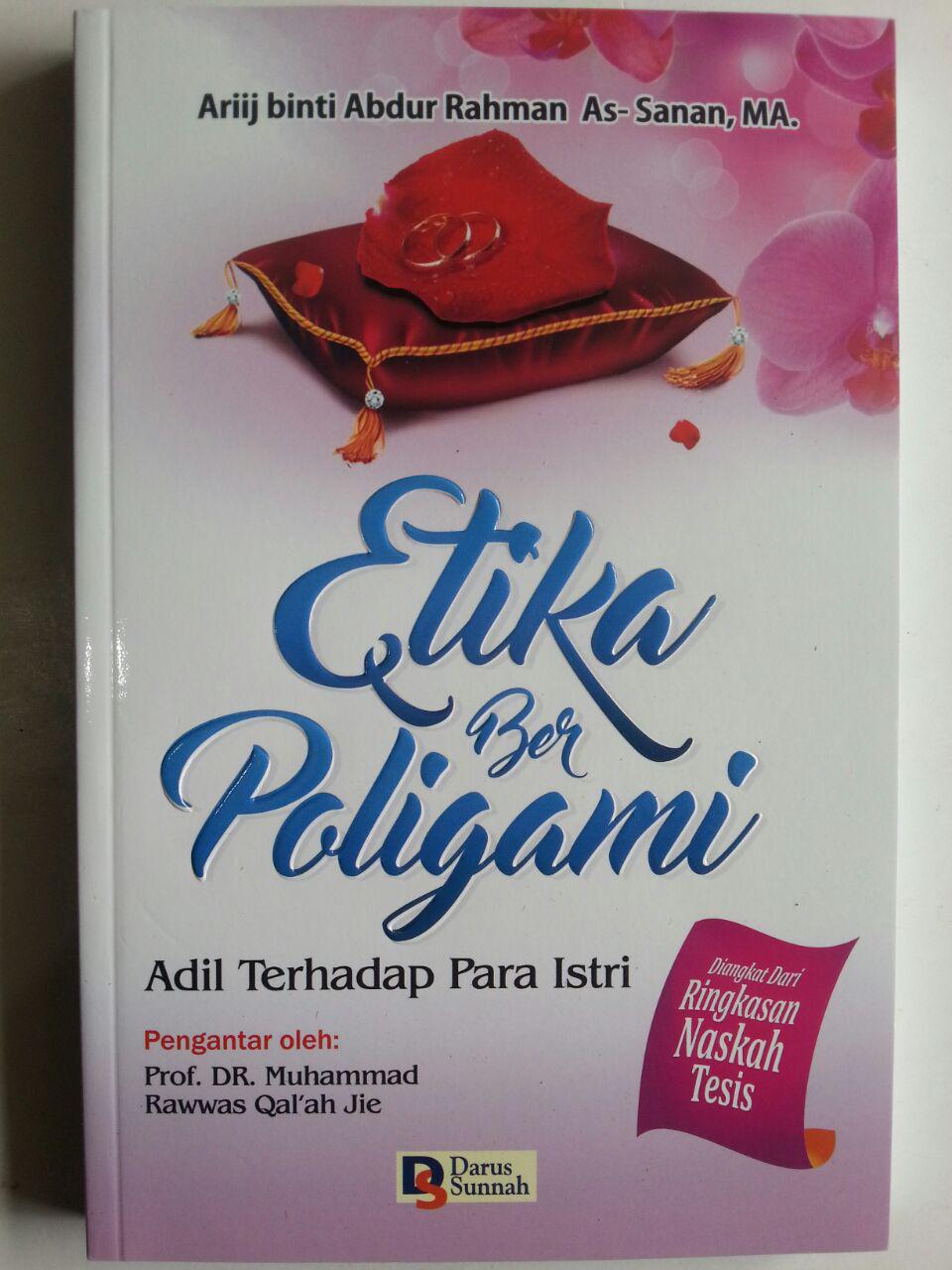 Buku Etika Berpoligami Adil Terhadap Para Istri cover 2